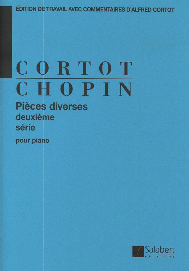 Pièces Diverses Op.46, 19, 45, 12 - 2eme volume - Edition De Travail Avec Commentaires D'Alfred Cortot - Partition - pro klavír